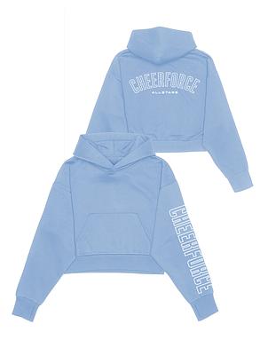 Crop Hoodie Blue